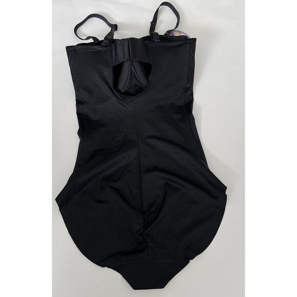 NWOT Spanx 10205R Under Wire Bodysuit with snaps Black Size L (E-10) - Picture 6 of 11